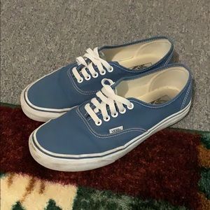 Blue vans authentic shoes men’s size 9.5